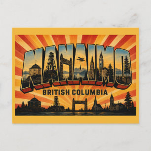 Cartão Postal Nanaimo BC Harbour City