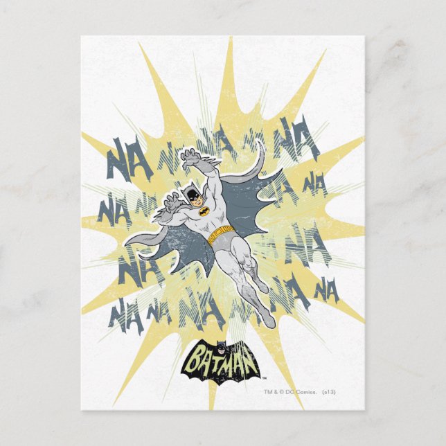 Cartão Postal NANANANANANA Batman Graphic (Frente)