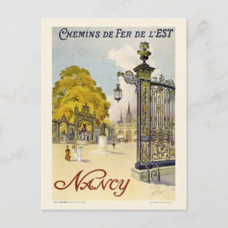 Cartão Postal Nancy France Vintage Poster 1908