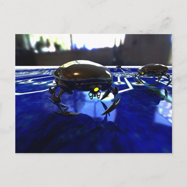 Cartão postal Nano Bots (Frente)