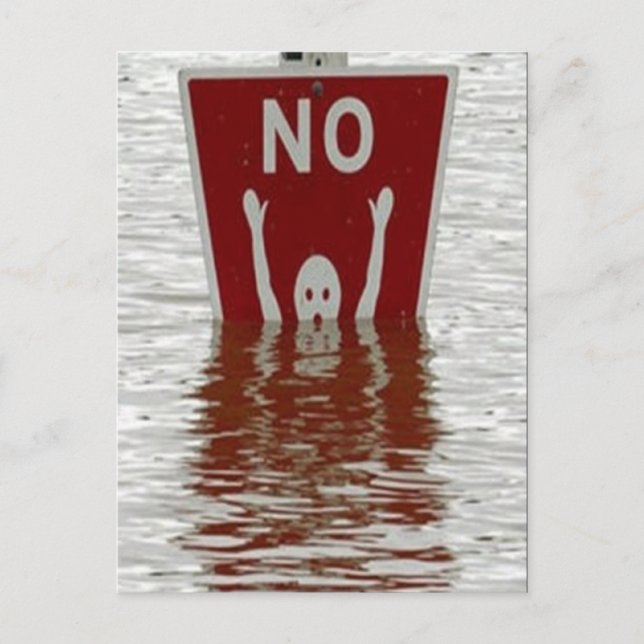 Cartão Postal Não! (Frente)