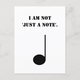 Cartão Postal Não Apenas Um Engraçado Humor De Música