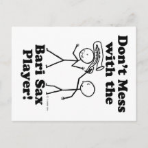 Não brinque com o jogador Bari Sax