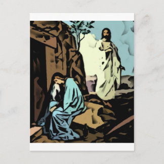 Cartão Postal Não chore, a tumba está vazia