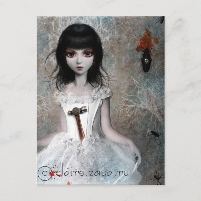 Cartão Postal Não coma minha geléia (Frente)