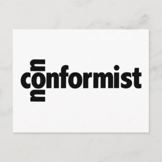 Cartão Postal Não conformista