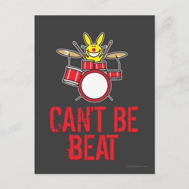 Cartão Postal Não consigo me bater (Frente)