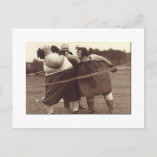 Cartão Postal Não é mais do que isso até que a senhora gorda te