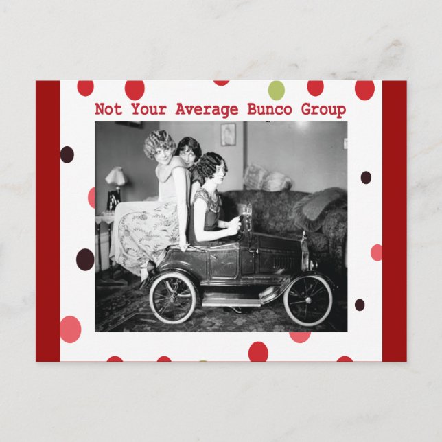 Cartão Postal não é o grupo de bunco médio (Frente)