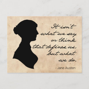 Cartão Postal Não é o que dizemos ou pensamos em cartão-posta