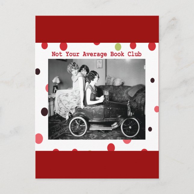 Cartão Postal Não é o seu clube de livros médio (Frente)