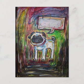 Cartão Postal Não é Possível Falar Placa de Posto