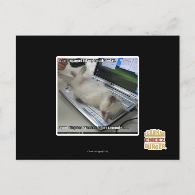 Cartão Postal Não é possível responder (Frente)