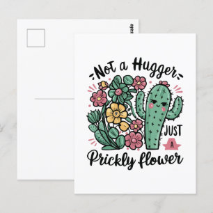 Cartão Postal Não é um Hugger, é só um doce prazer em Cactus