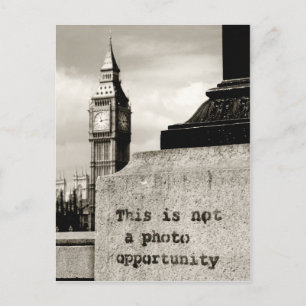 Cartão Postal não é uma oportunidade de foto