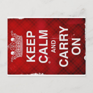 Cartão Postal Não entre em pânico...