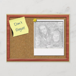 Cartão Postal Não Esqueça o Modelo de Foto