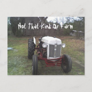 Cartão Postal Não esse tipo da fazenda