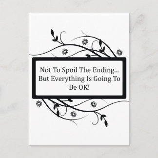 Cartão Postal Não Estragar O Fim