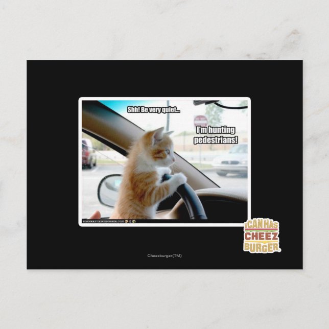 Cartão Postal Não! Fique quieto (Frente)