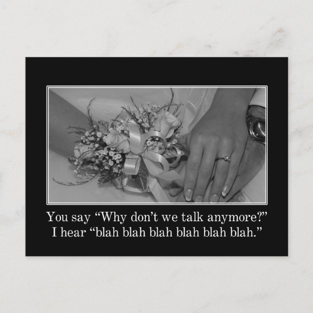 Cartão Postal Não há nada de errado com a nossa relação (Frente)