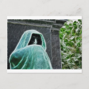 Cartão Postal Não hoje Satã