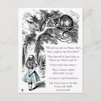 Cartão Postal Não importa para que lado você vai