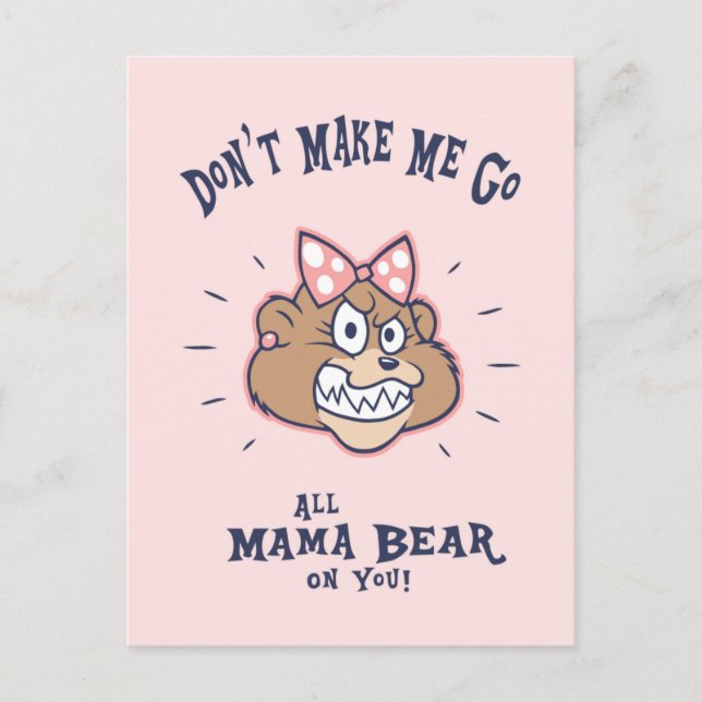 Cartão Postal Não me faça (Frente)