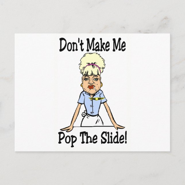 Cartão Postal Não me faça (Frente)