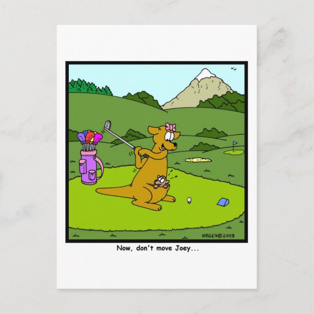Cartão Postal Não mexa o Joey (Frente)