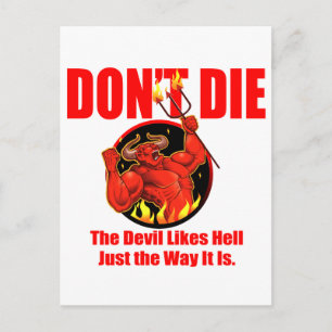 Cartão Postal Não morra...