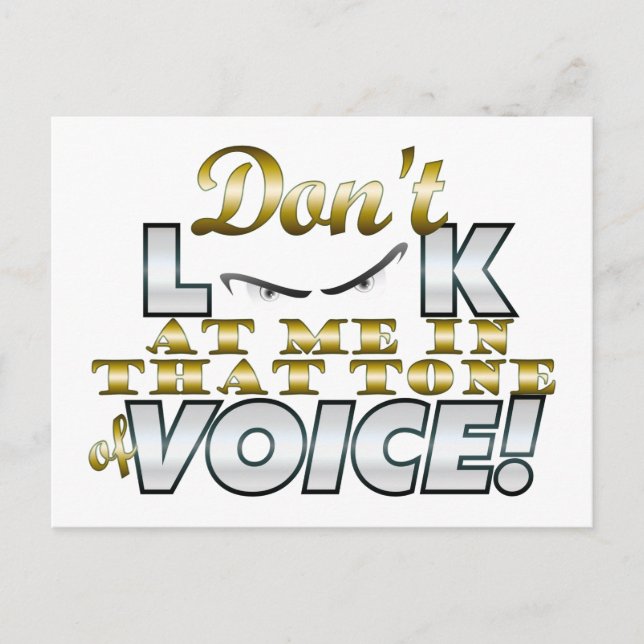 Cartão Postal Não olhe o Sr. Savage (Frente)