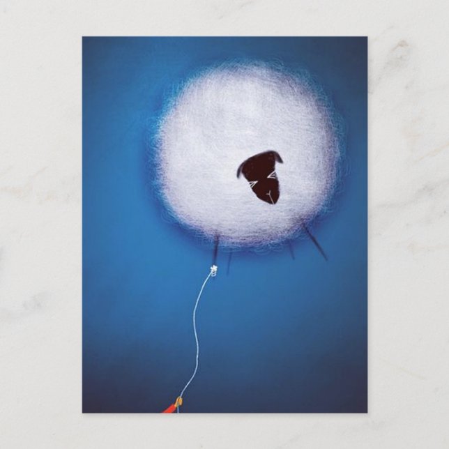 Cartão Postal Não olhe para baixo (Frente)