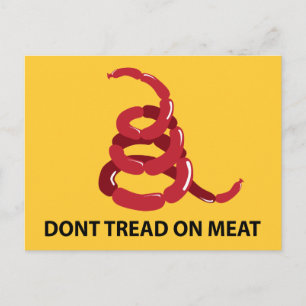 Cartão Postal Não Pise na Carne