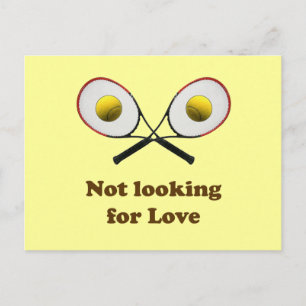 Cartão Postal Não Procurando Tênis de Amor