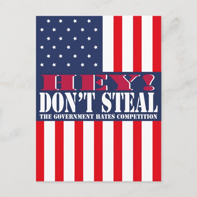 Cartão Postal Não Roubar (Frente)