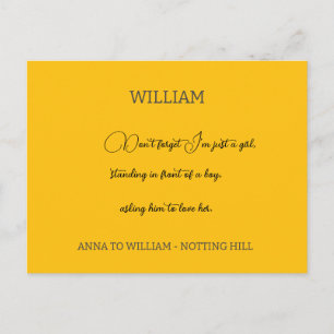 Cartão Postal Não se esqueça que sou apenas uma citação feminina