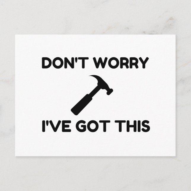 CARTÃO POSTAL NÃO SE PREOCUPE QUE TENHO ESTE HUMER (Frente)