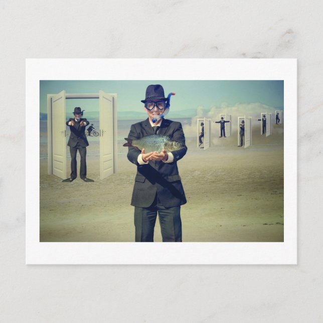 Cartão Postal Não se preocupe, seja feliz (Frente)