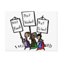 Não somos racistas, violentos ou silenciosos!