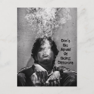 Cartão Postal Não Tenha Medo de Ser Diferente