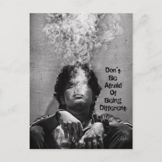 Cartão Postal Não Tenha Medo de Ser Diferente