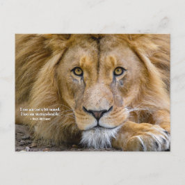 Cartão Postal Não um pouco violado - citação motivacional + sua 