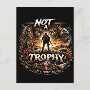 Cartão Postal Não uma Troféu