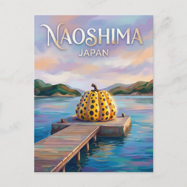 Cartão Postal Naoshima Japão (Frente)