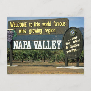 Cartão Postal Napa Valley, California, EUA