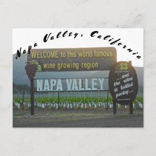 Cartão Postal Napa Valley California Wine Country