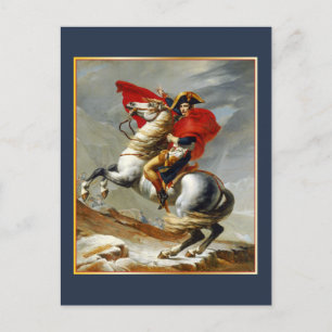 Cartão Postal Napolean Bonaparte por Jacques Louis David