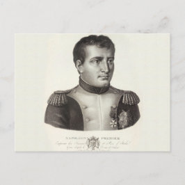 Cartão Postal Napoleão Bonaparte Antiquado Elegante