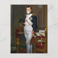 Napoleão Bonaparte soprando chiclete branco